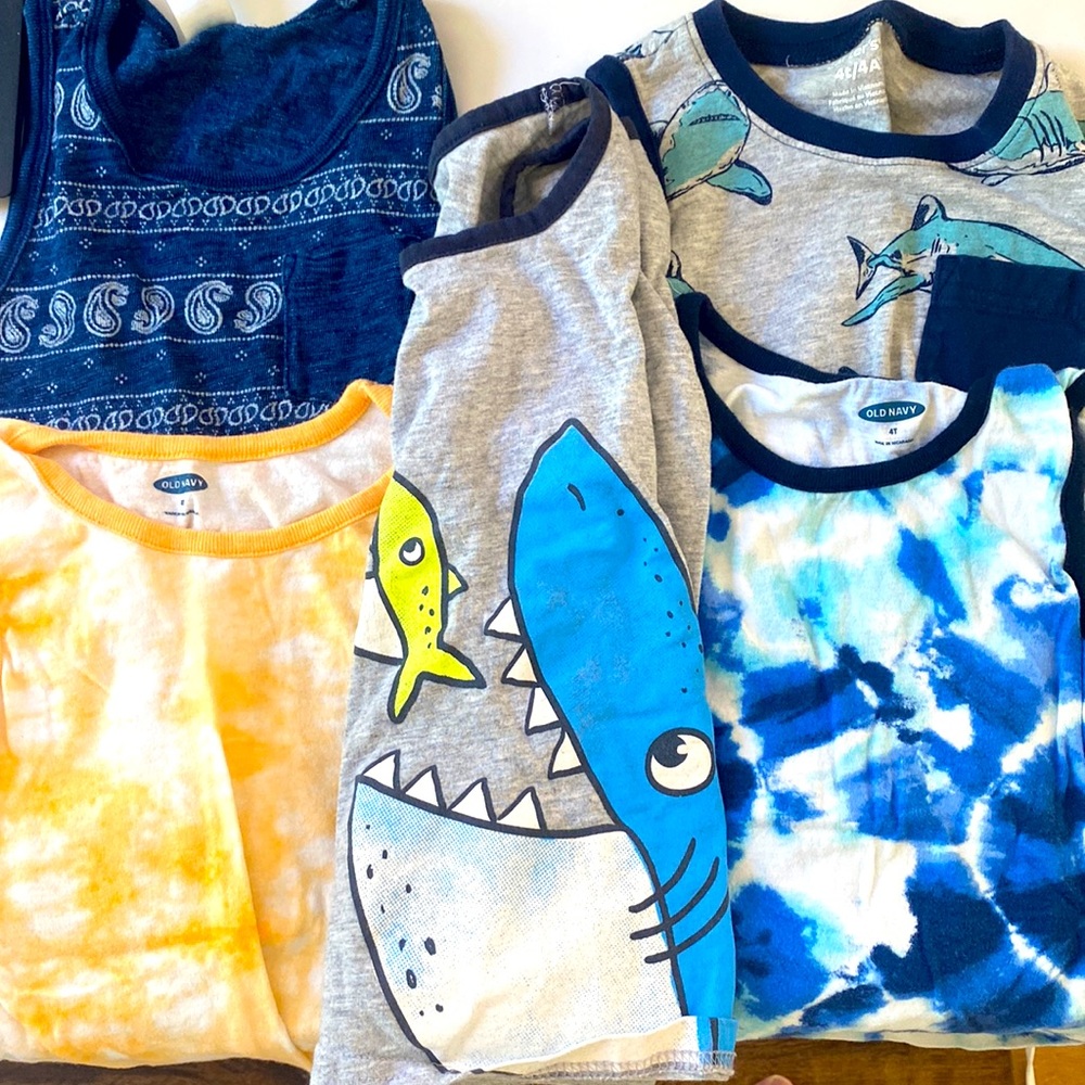 Boys 4T tank top bundle (5 pack)